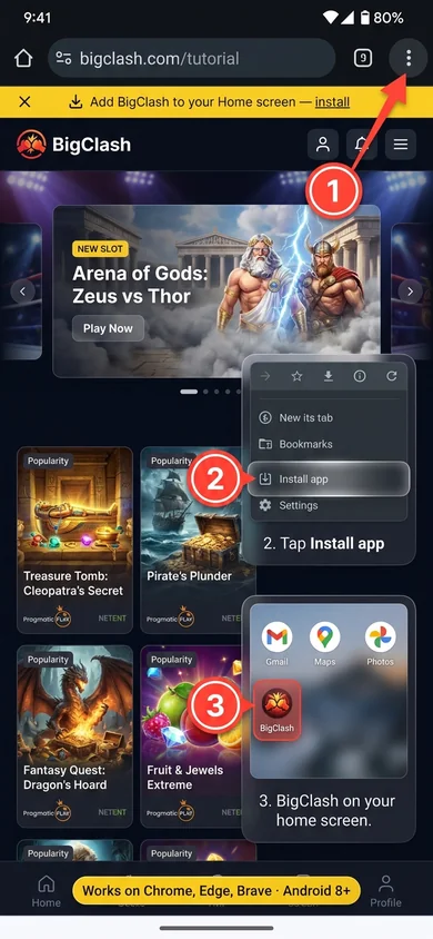 How to install BigClash on Android – BigClash