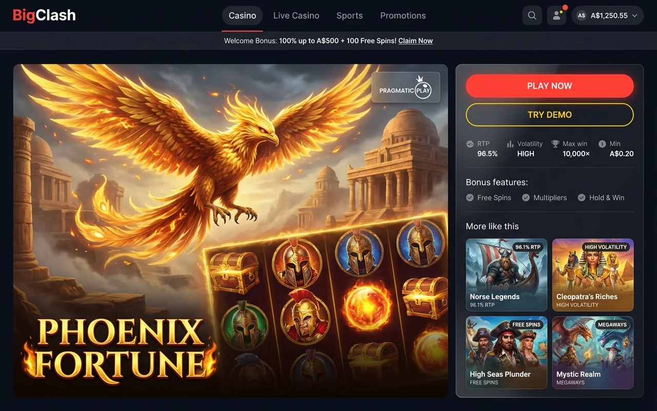 Pokie spotlight: a concrete example – BigClash